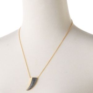 Stella & Dot Split Stone Pendant Necklace